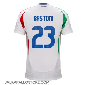 Italia Alessandro Bastoni #23 Vieraspaita EM-Kisat 2024 Lyhythihainen